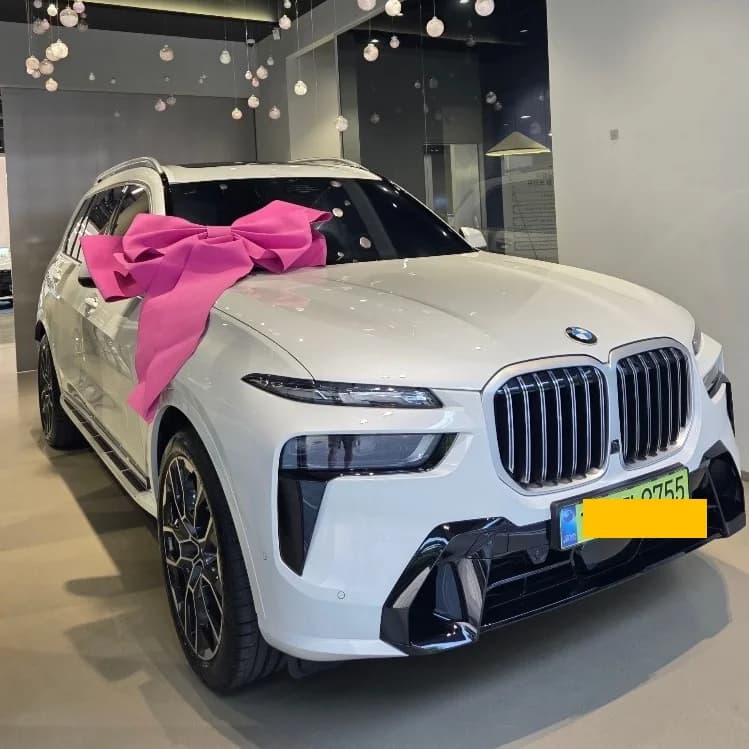 X7 출고 사진 1장 차량