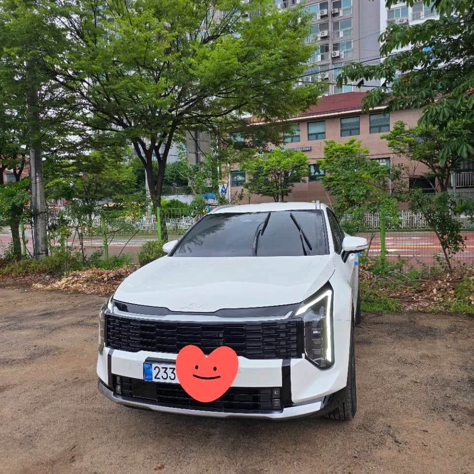 스포티지 하이브리드 시그니처 출고 사진 차량